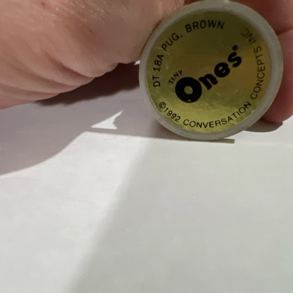 1992 Conversation Concepts DT-18A Pug, Brown; Tiny Ones - Picture 5 of 6